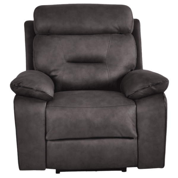 Foster Dark Grey Fabric Electric Recliner Armchair