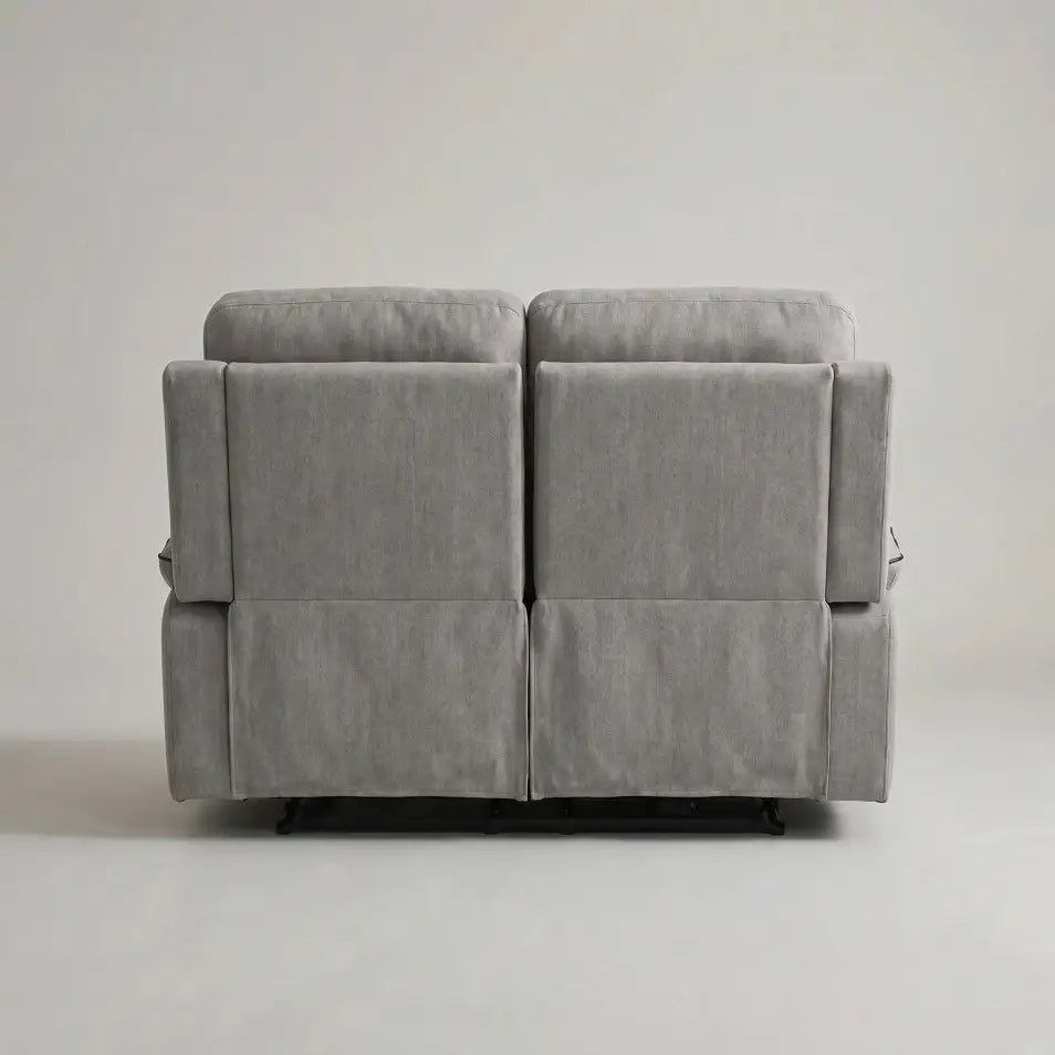 Foster Light Grey Fabric Electric Recliner 2 Seater Sofa - Furniture Instore
