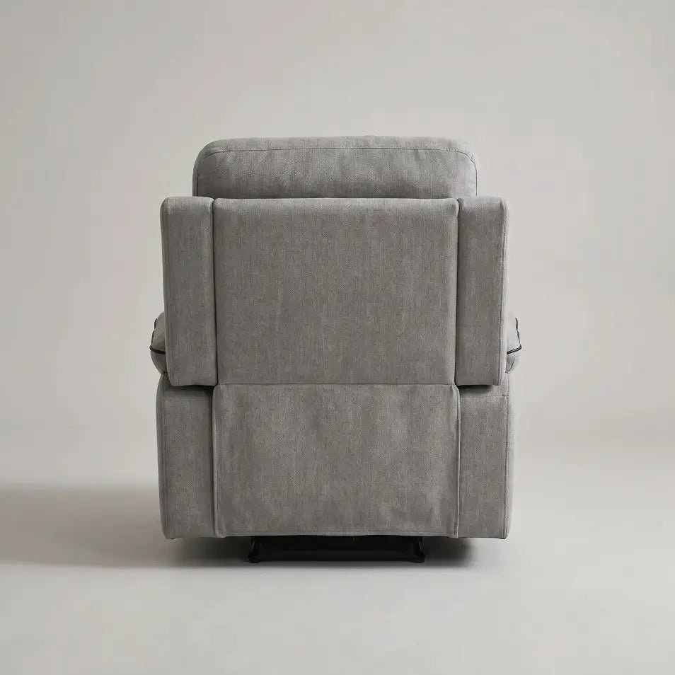 Foster Light Grey Fabric Electric Recliner Armchair - Furniture Instore