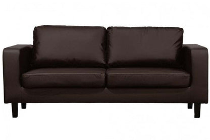 Box Brown Leather 3+2+1 Seater Sofa Set