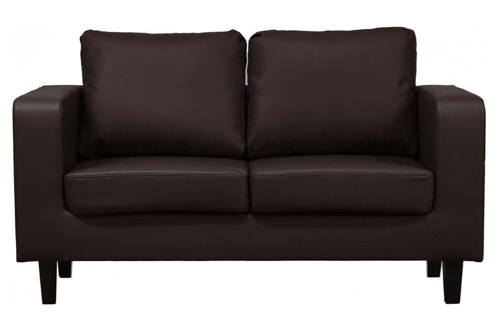 Box Brown Leather 3+2+1 Seater Sofa Set