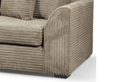 Byron Caramel Fabric 2 +1 Seater Sofa Set