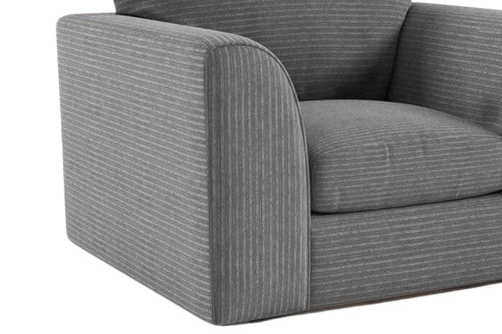 Byron Grey Fabric 3+2+1 Seater Sofa Set