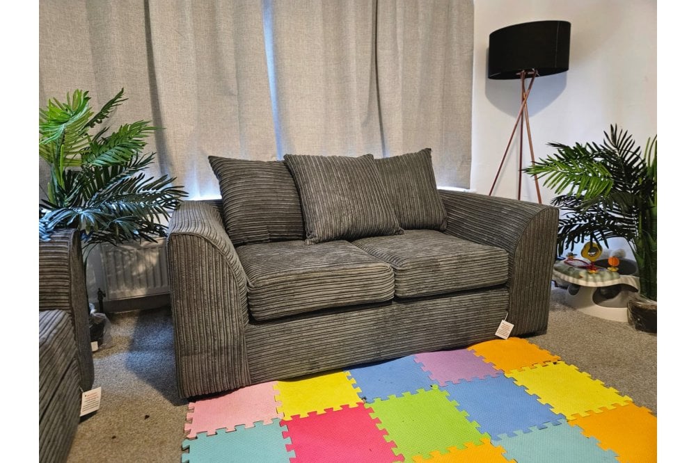 Byron Grey Fabric 3+2+1 Seater Sofa Set