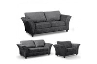 Canterbury Grey Fabric 3+2+1 Seater Sofa Set