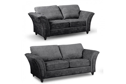 Canterbury Grey  Fabric 3+2 Seater Sofa Set