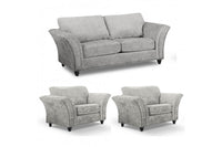Canterbury Truffle Fabric 3+1+1 Seater Sofa Set