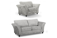 Canterbury Truffle Fabric 3+1 Seater Sofa Set