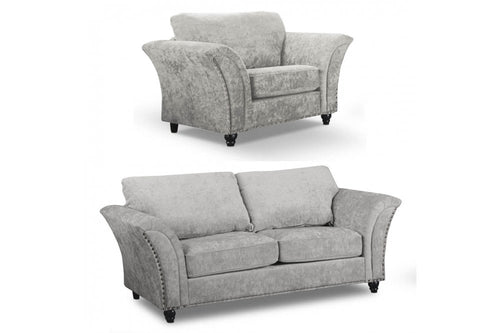 Canterbury Truffle Fabric 3+1 Seater Sofa Set
