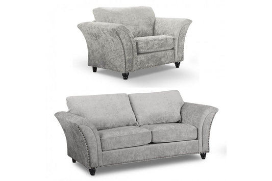 Canterbury Truffle Fabric 3+1 Seater Sofa Set