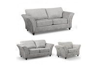 Canterbury Truffle Fabric 3+2+1 Seater Sofa Set