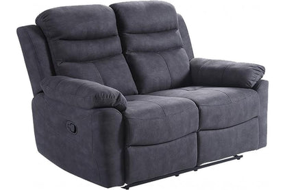 Conway Grey Fabric Manual Recliner 3+2+1 Seater Sofa Set
