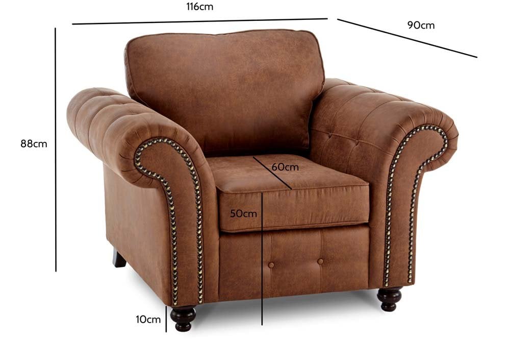 Oakland Tan Suede 3+1+1 Seater Sofa Set