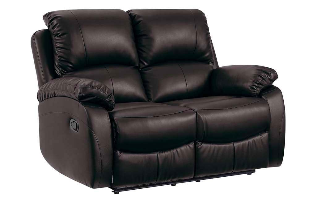 Roma Brown Leather Manual Recliner 2+1+1 Seater Sofa Set