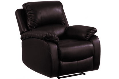 Roma Brown Leather Manual  Recliner 3+1+1 Seater Sofa Set