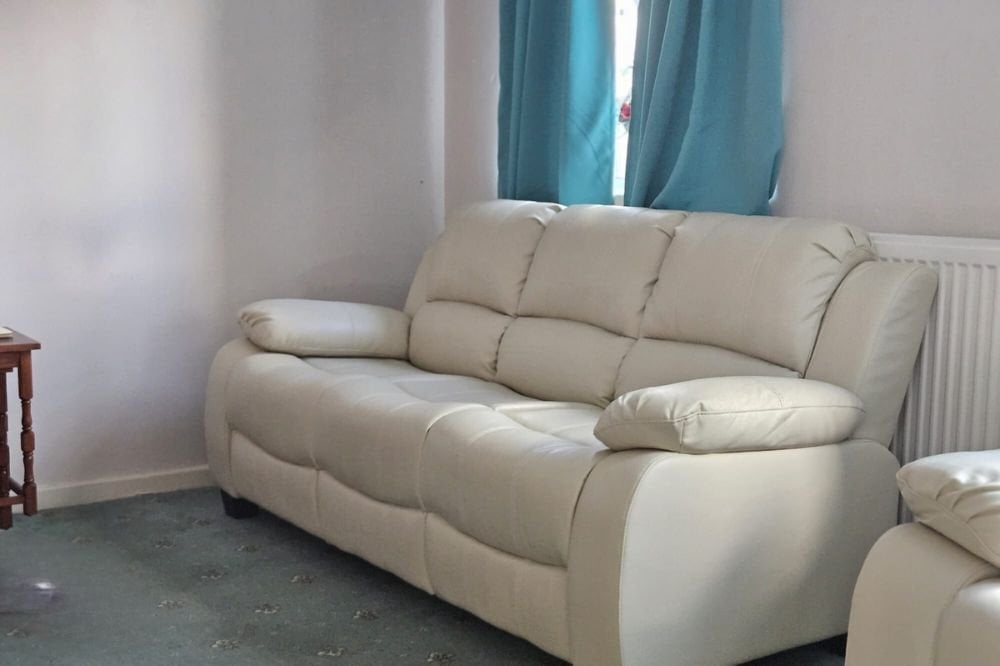 Valerie Cream Leather Modern 3+1 Seater Sofa Set