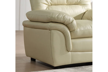 Verona Cream Leather 2+1 Seater Sofa Set