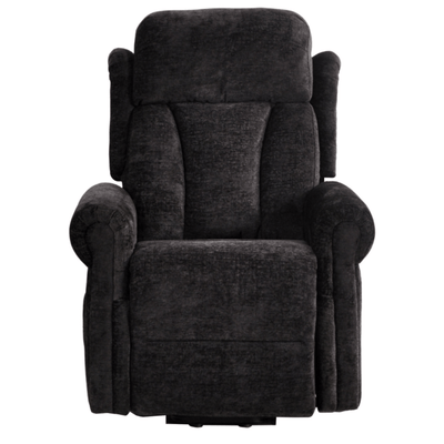Hunson Black Fabric Rise & Recline Mobility Chair