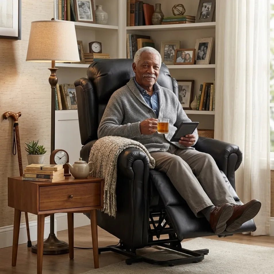 hunson-black-leather-rise-recline-chair