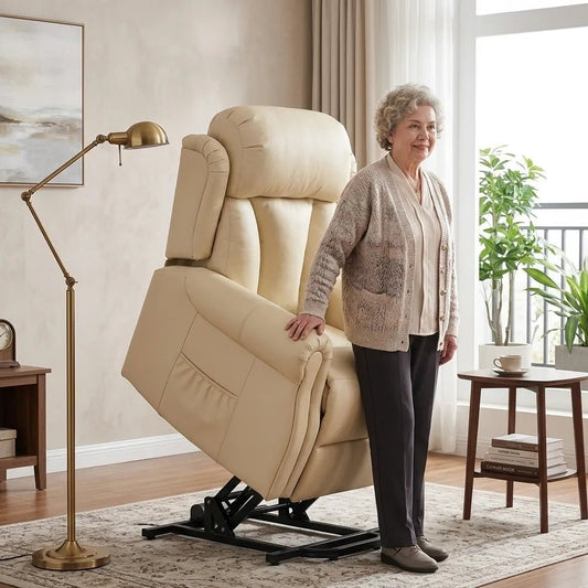 cream-leather-recliner-mobility-chair