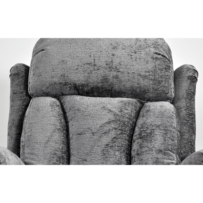 Gray textured armchair on a white background