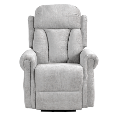 Hunson Light Grey Fabric Rise & Recline Mobility Chair