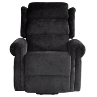 Kingsbury Black Fabric Rise & Recline Mobility Chair