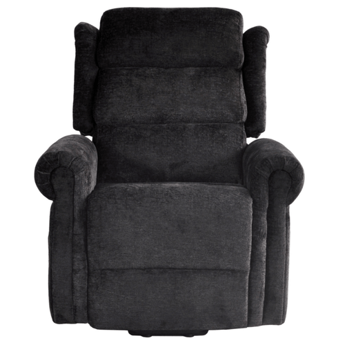 Kingsbury Black Fabric Rise & Recline Mobility Chair