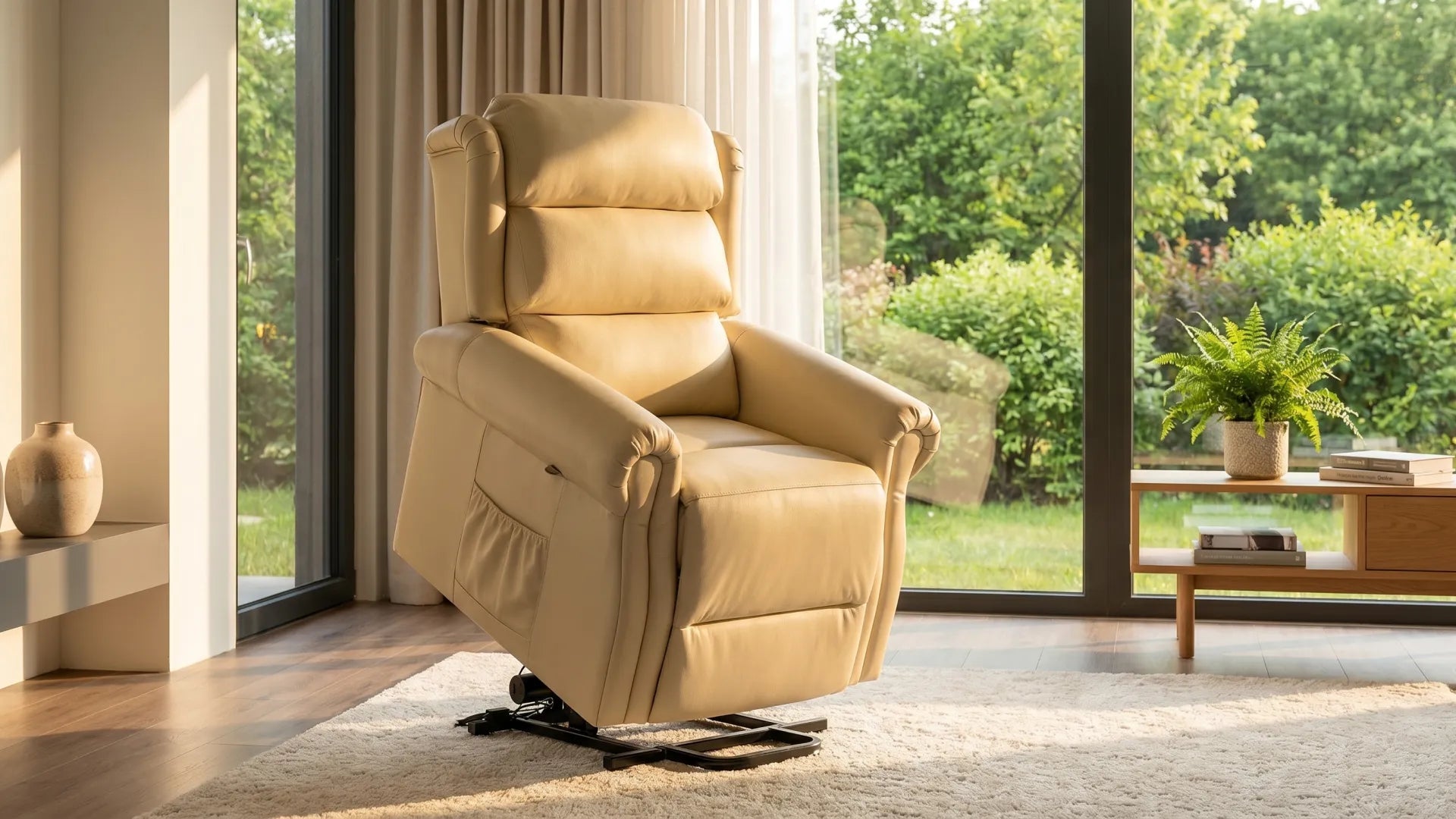 kingsbury-genuine-leather-cream-rise-recliner-mobility-chair