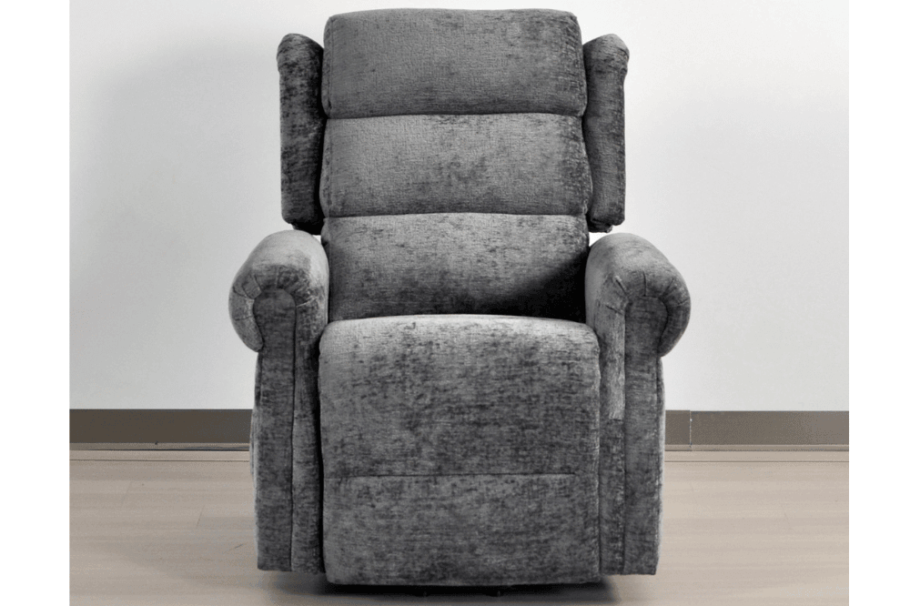 Kingsbury Grey Fabric Rise & Recline Mobility Chair