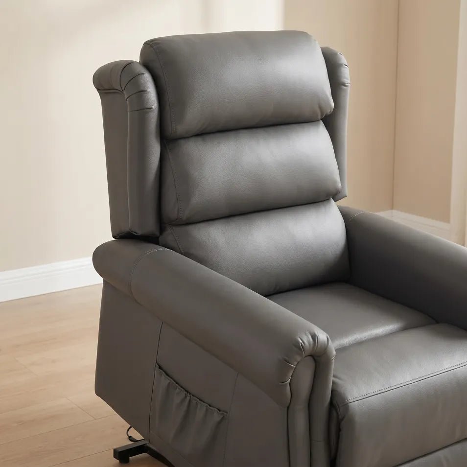 kingsbury-leather-grey-electric-mobility-chair