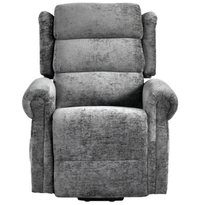 Kingsbury Light Grey Fabric Rise & Recline Mobility Chair