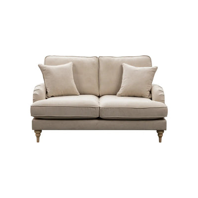 Livie Cream Fabric Two Seater