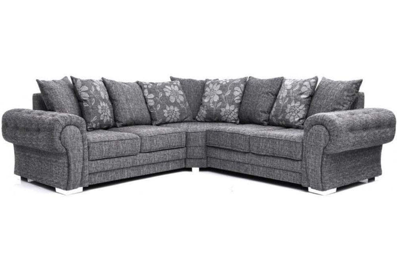 Malmo Grey Fabric Corner Sofa - Furniture Instore