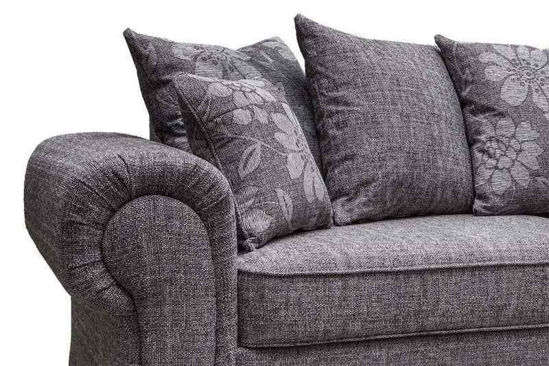 Malmo Grey Fabric Corner Sofa - Furniture Instore