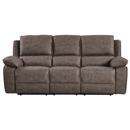 Brown sofa on a white background