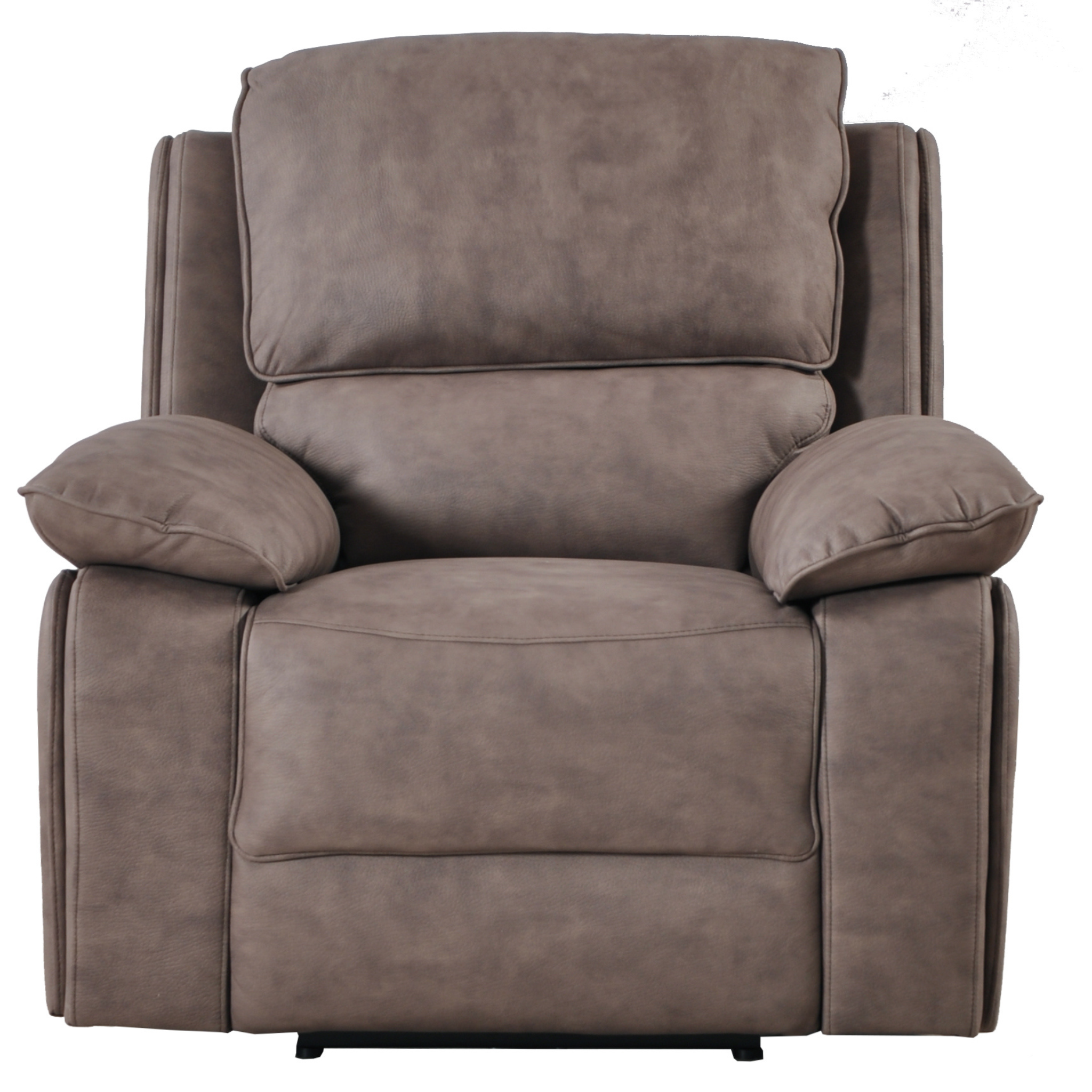 Suede Fabric Electric Recliner Armchair