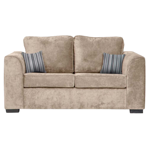 Nancy Beige Fabric 2 Seater Sofa