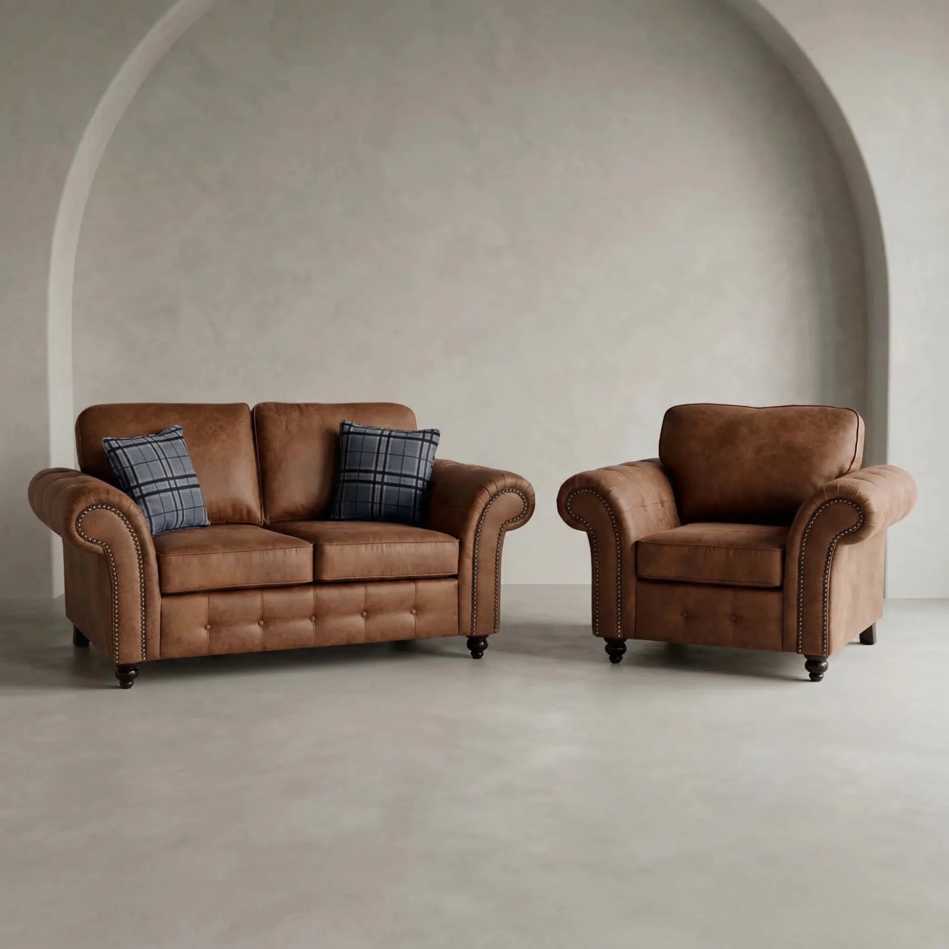 oakland-suede-tan-armchair-sofa-set