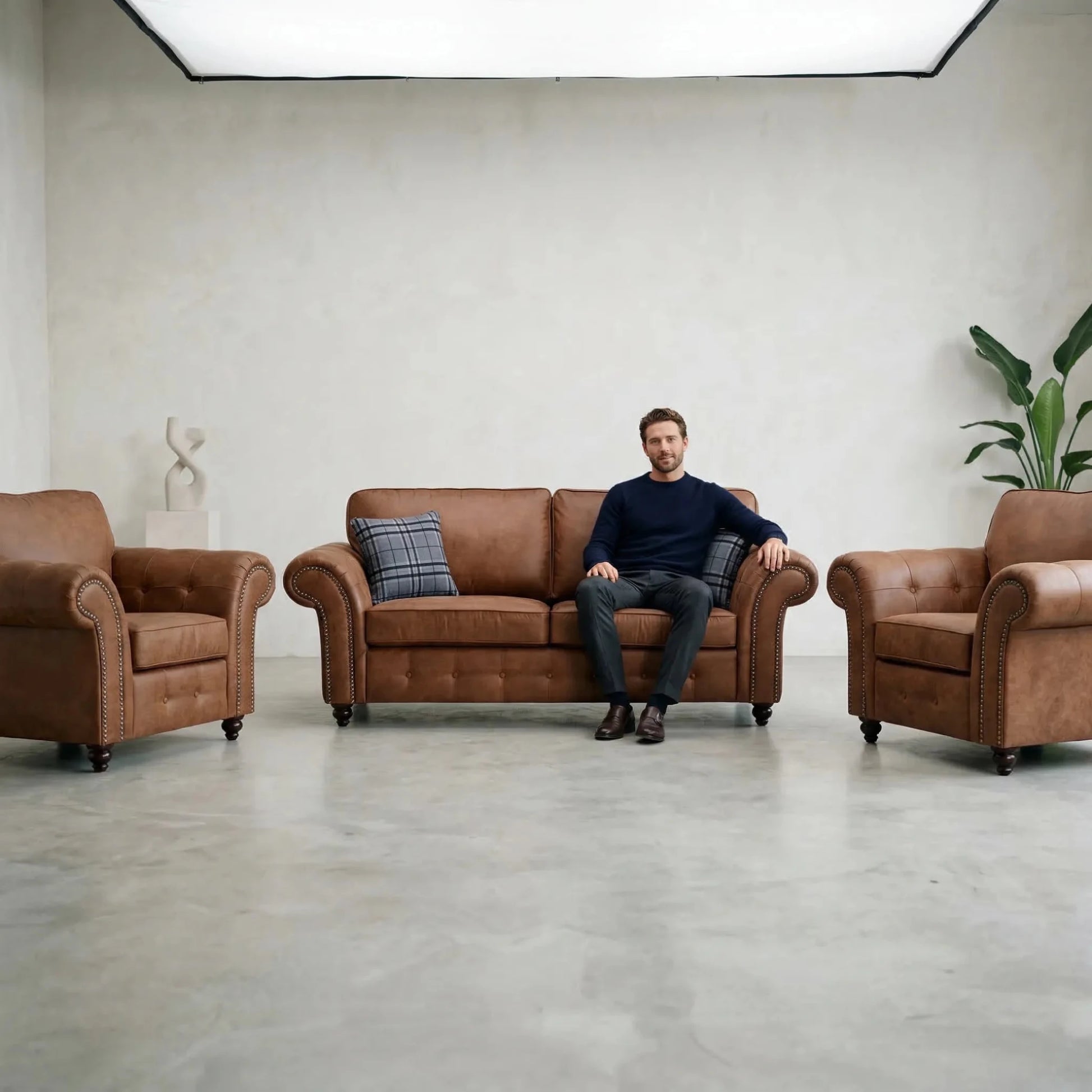 oakland-tan-suede-sofa-set