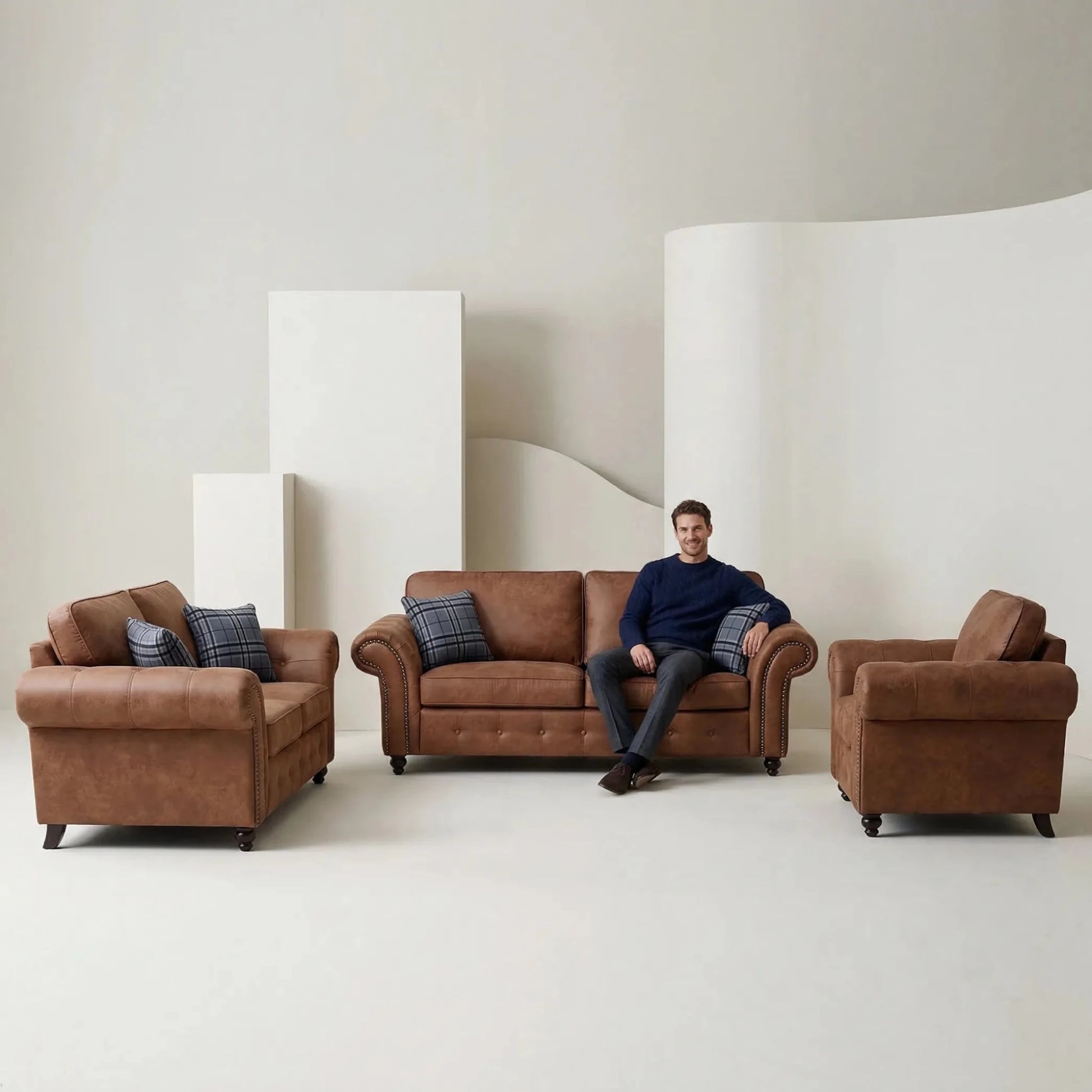 oakland-tan-suede-sofa-set