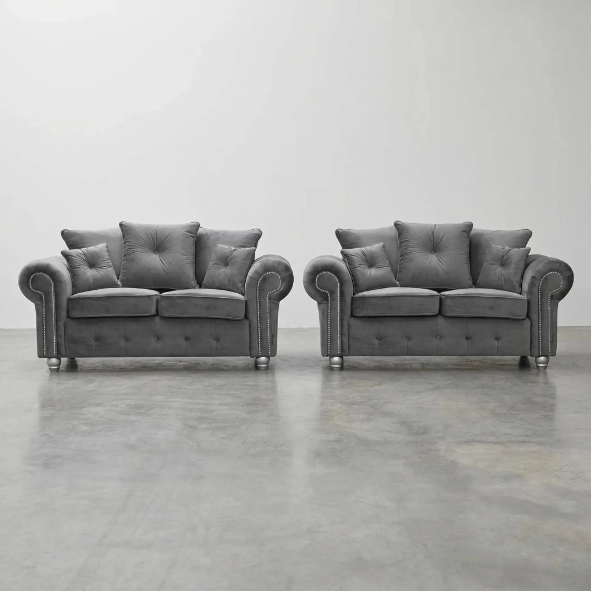 grey-fabric-velvet-sofa-set