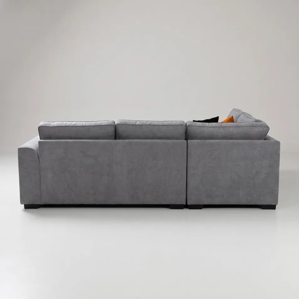 Orka Sofa Grey Fabric Left Hand Corner Sofa - LHC - Furniture Instore