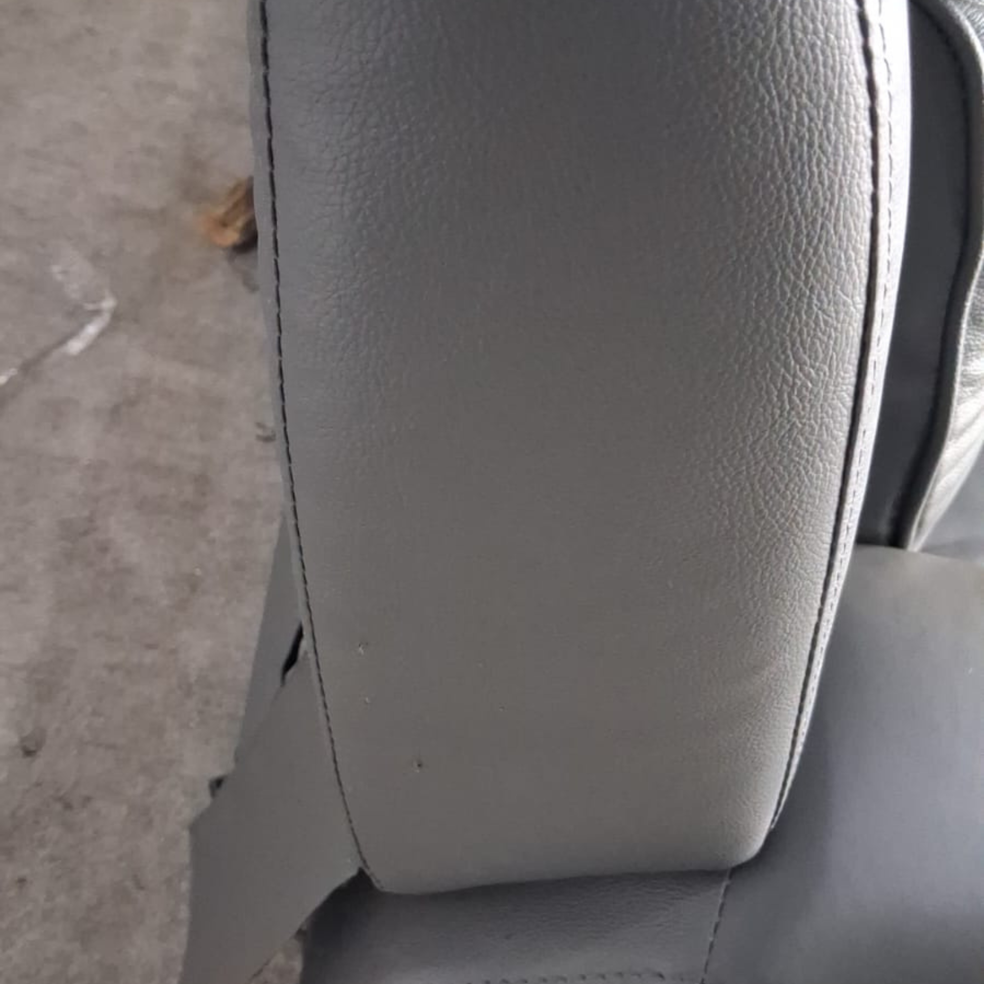 Outlet Annecy Genuine Leather Grey Electric Power Recliner 2 Seater - Furniture Instore