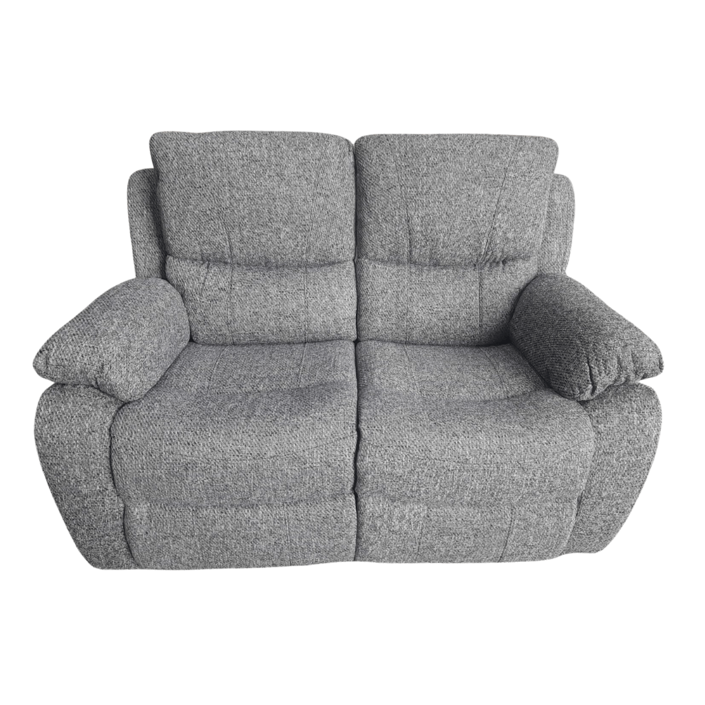 Outlet Belair Grey Fabric 2 seater Sofa - Furniture Instore