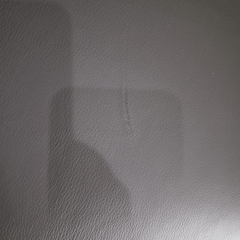 Close-up of gray textured fabric