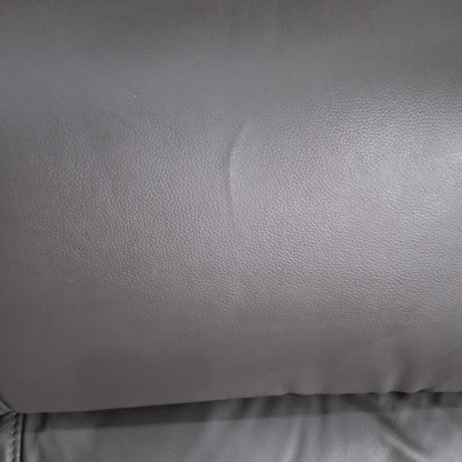 Close-up of gray leather surface