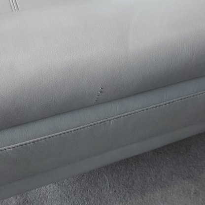 Outlet Islington Light Grey Leather Armchair - Furniture Instore