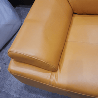 Outlet Islington Mustard Leather Armchair - Furniture Instore