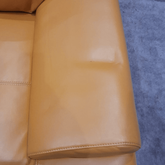 Outlet Islington Mustard Leather Armchair - Furniture Instore